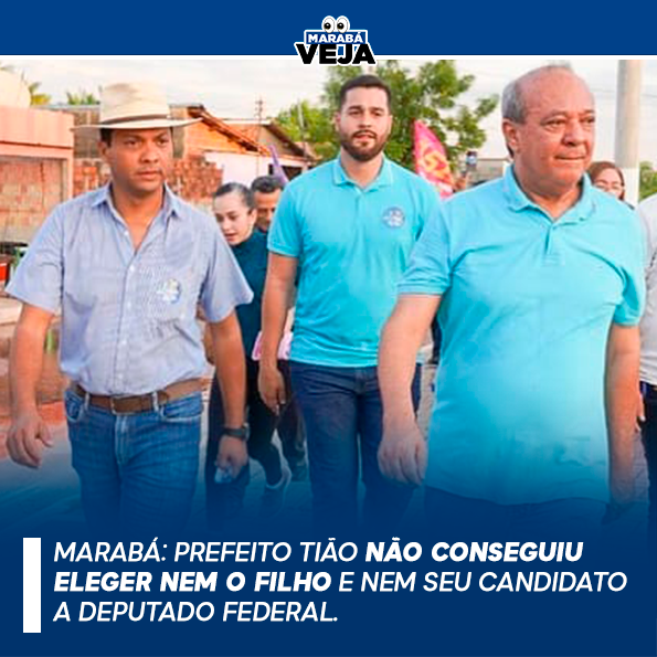 Prefeito Tião não conseguiu eleger nem o filho e nem seu Candidato a Deputado Federal.